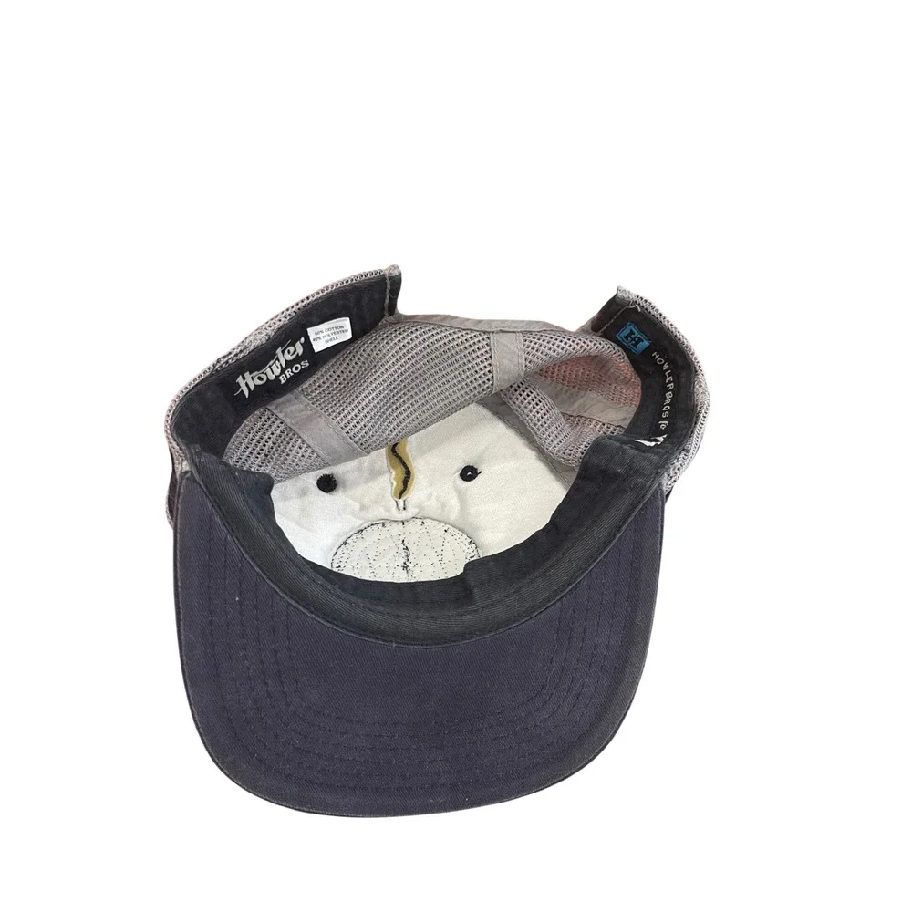 YETI Howler Bros Hat Mens Grey Built For The Wild Heed The Call Trucker Snapback